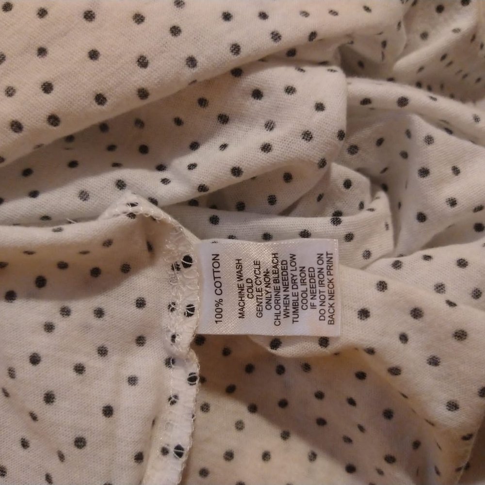 NWT LOFT Women's Long Sleeve Top Ruffle Neckline L - Picture 7 of 7